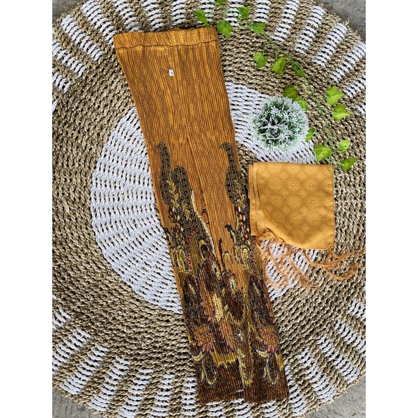 kamen anak plisket + selendang