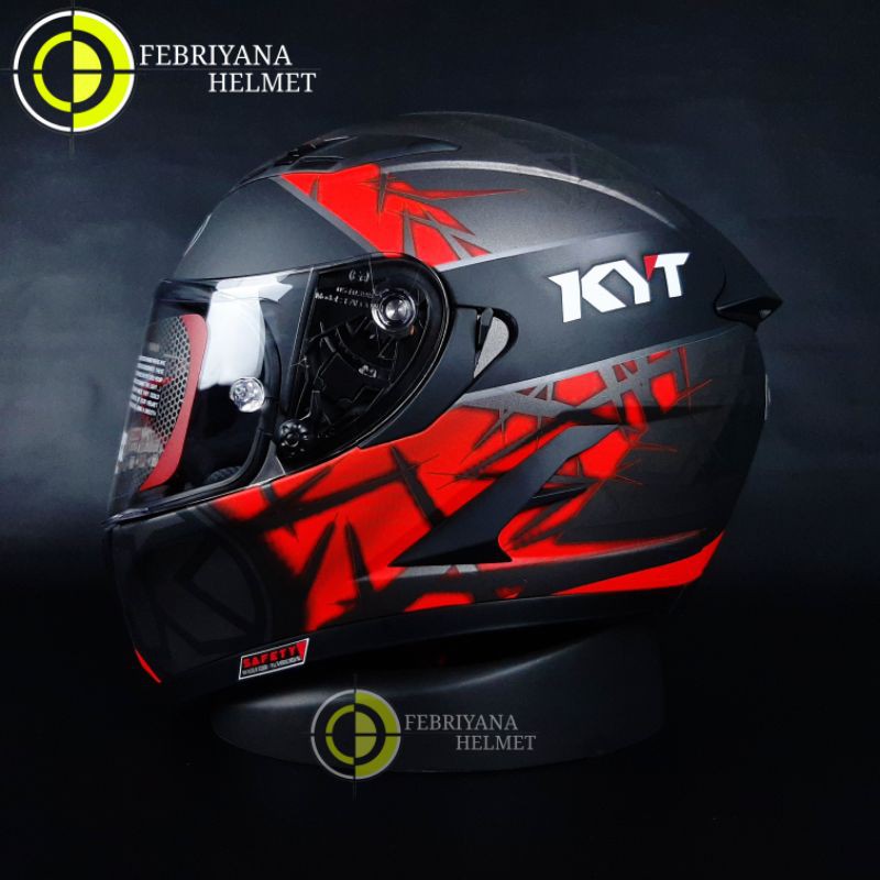 HELM KYT FALCON2 FR SPIKE GUNMETAL