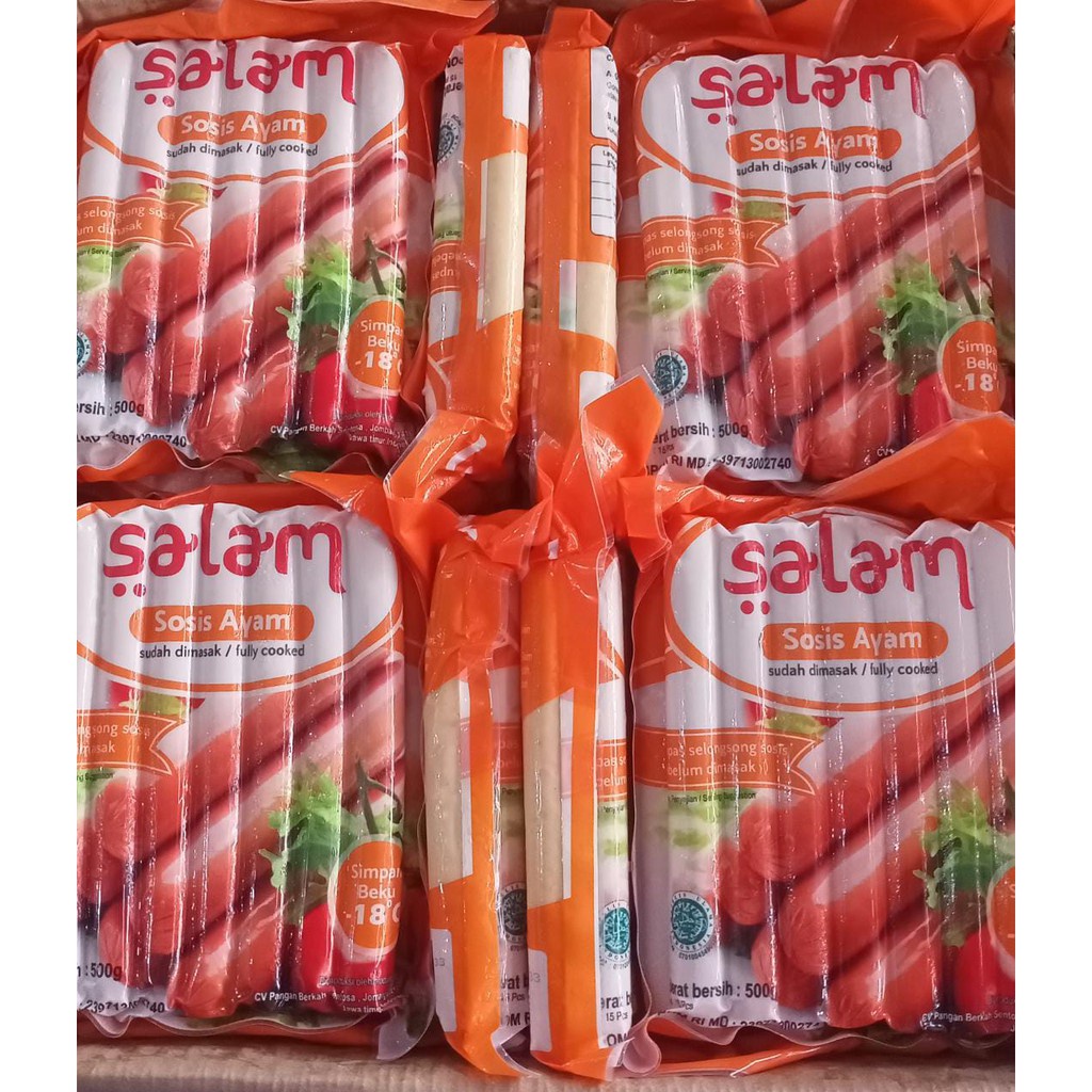 

SALAM" Sosis Ayam Merah Long 500 Gram