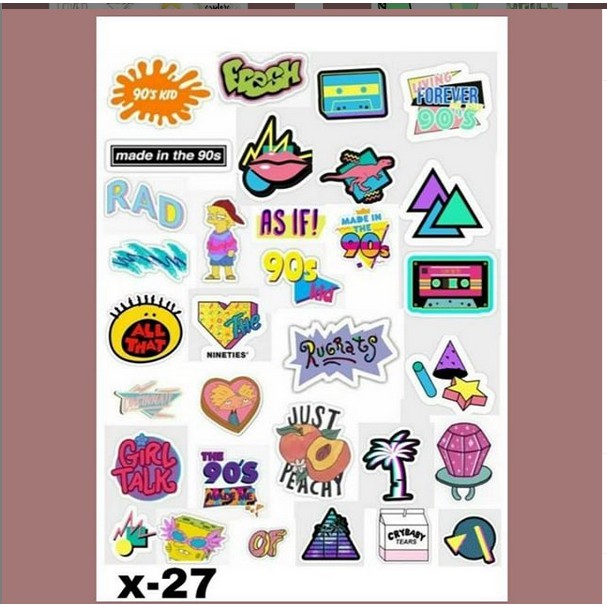

STIKER TUMBLR AESTHETIC X-27