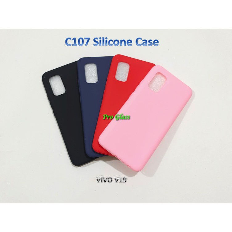 C107 VIVO V19 Colourful Ultrathin Silicone Case / Matte Thin