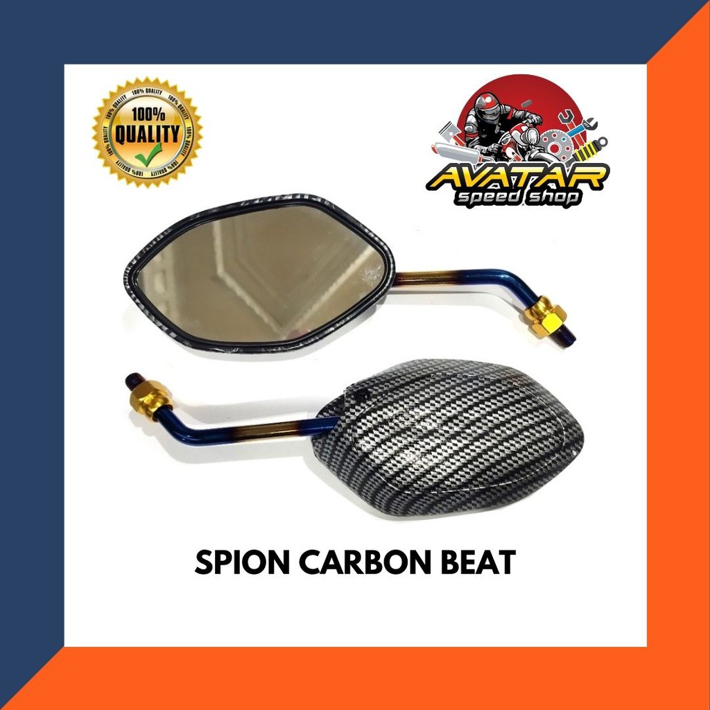 SPION CARBON VARIASI HONDA BEAT