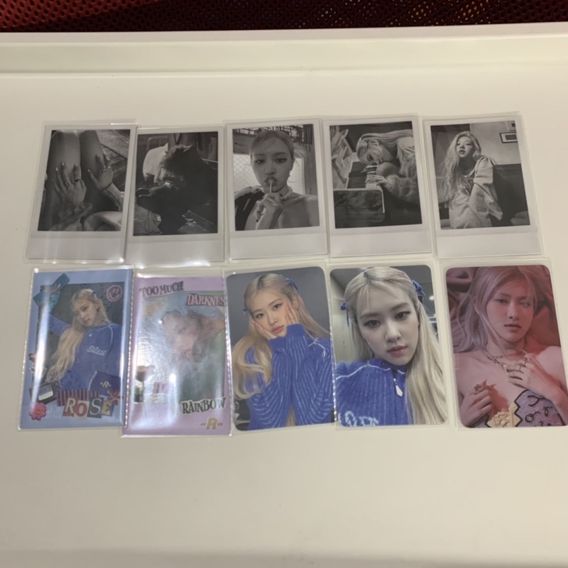ROSE PHOTOCARD PC ALBUM BENEFIT YGSELECT YGS KTOWN BENE POLAROID