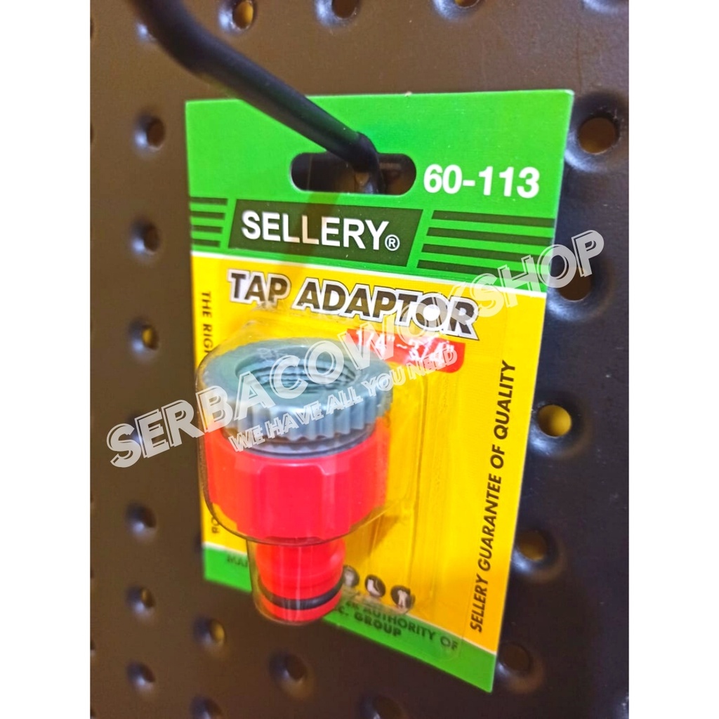 Sellery Tap Adaptor 1/4 - 3/4&quot; Inch 60-113 Termurah Berkualitas