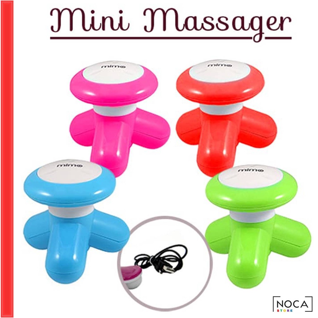 Alat Pijat MIMO Elektrik Mini Portable Hand Massager Import - Urut Portabel Baterai Listrik