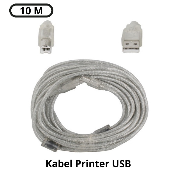 Kabel Printer USB 10 meter