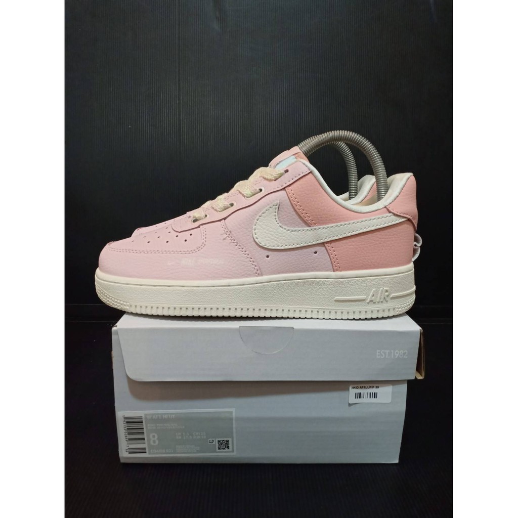 Sepatu Sneakers Nike Air Force 1 Pink White Wanita Premium Import Terbaru Made In Vietnam