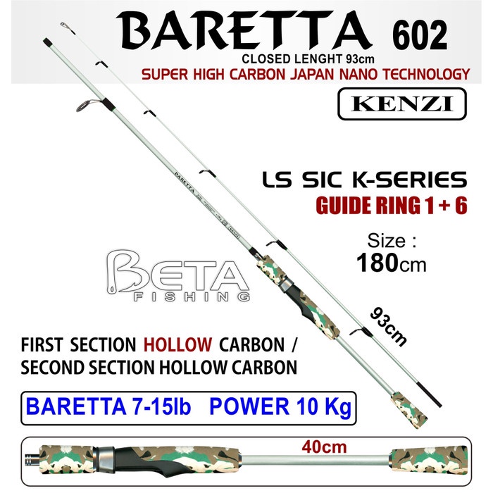 ROD JORAN KENZI BARETA 7-15 LB