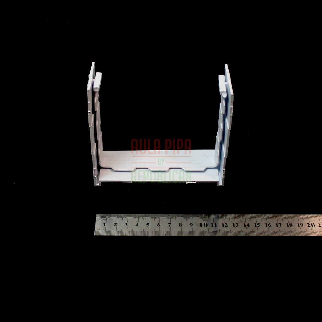 SAMBUNGAN TALANG AIR PVC KOTAK 4" PUTIH MERK ASVIRA