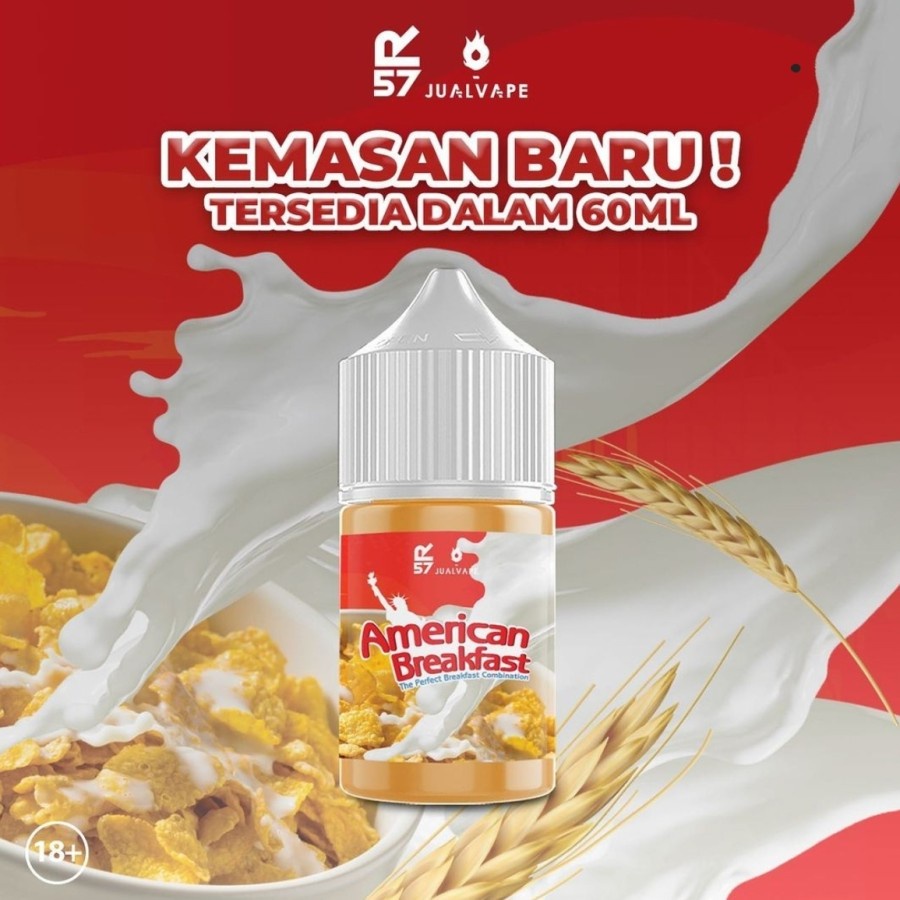 LIQUID AMERICAN BREAKFAST V1 CEREAL OAT 60ML ORIGINAL CUKAI