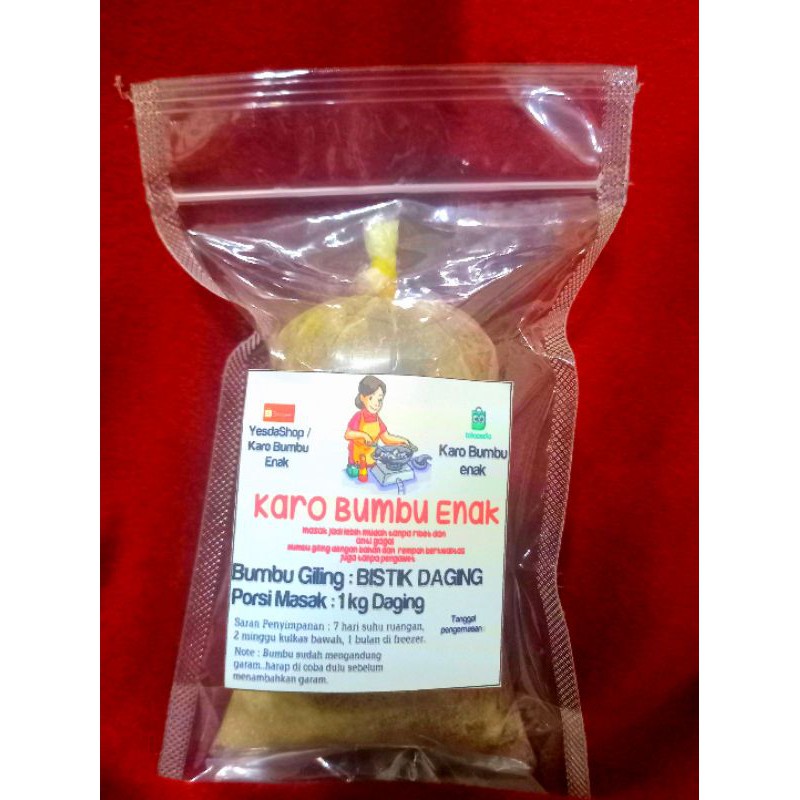 

BUMBU HALUS BISTIK DAGING / BUMBU BISTIK DAGING SAPI/ BUMBU GILING BISTIK SAPI / KARO BUMBU ENAK