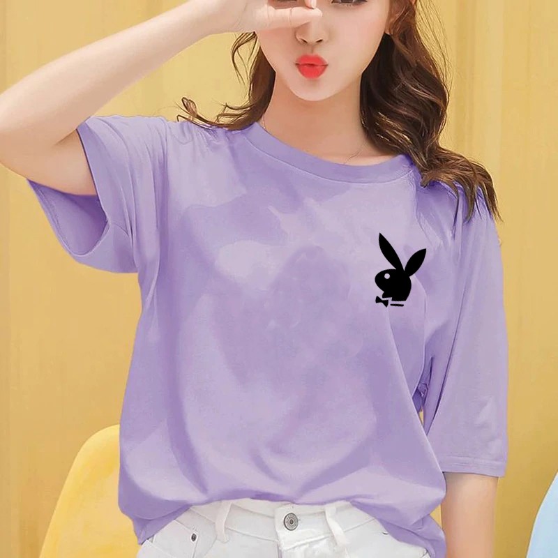ONESTOP FASHION - KAOS PLAYBOY WANITA MURAH DISTRO BIGSIZE KEKINIAN KATUN COMBAT