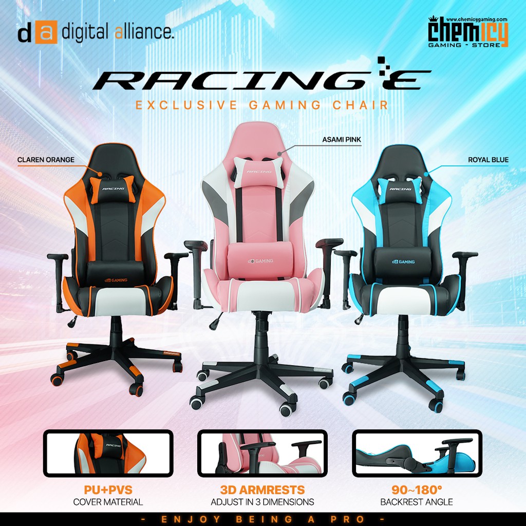 Digital Alliance Racing E Gaming Chair Kursi Gaming Shopee Indonesia