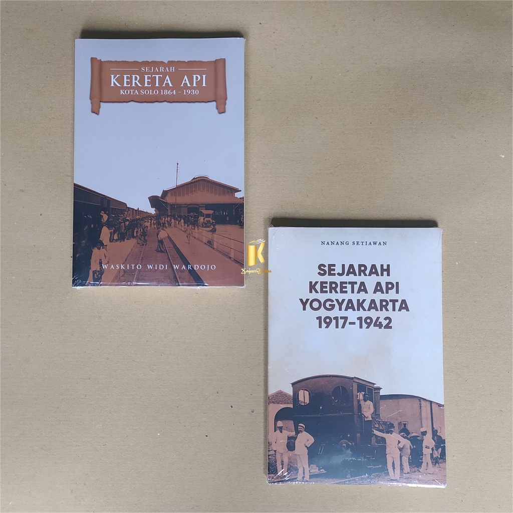 PAKET BUKU SEJARAH KERETA API KOTA SOLO & SEJARAH KERETA API YOGYAKARTA