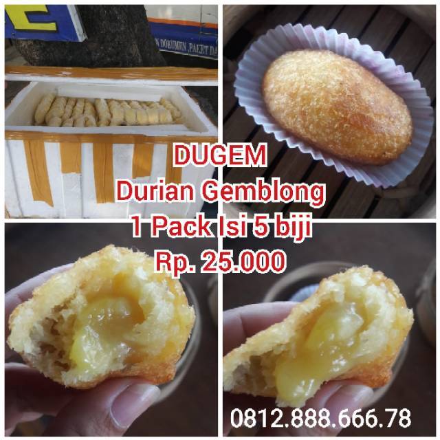 Durian Gemblong DUGEM  Isi 5 pcs Terlaris