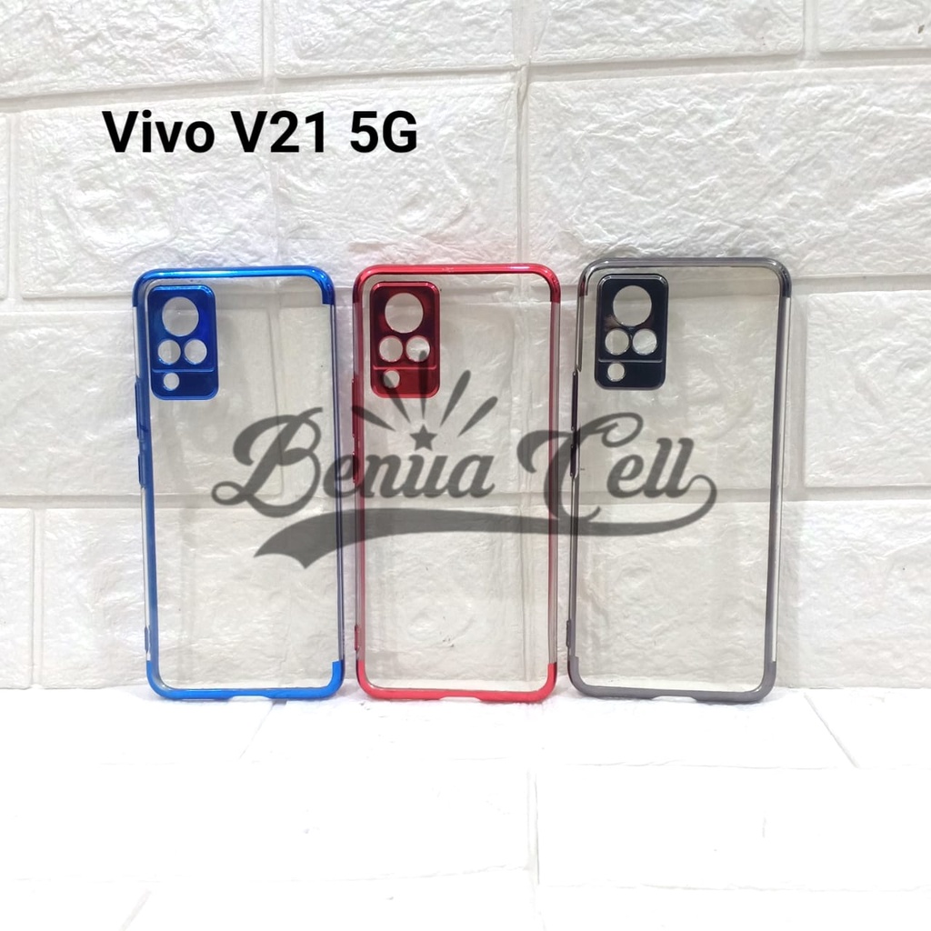 CASE VIVO V21 5G 4G - PREMIUM SHINING CHROME VIVO V21 4G V21 5G