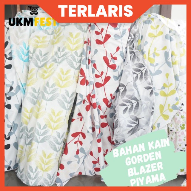 [GROSIR KAIN] BAHAN KAIN KATUN MIKROTEX UNTUK SPREI GORDEN PIYAMA BEDCOVER PER 0,5M DAN 1M TERLARIS