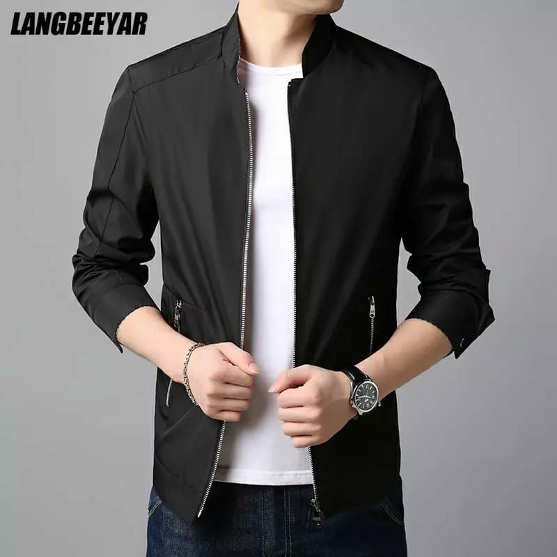 Jaket Pria Katun Bahan Polyester Terbaru