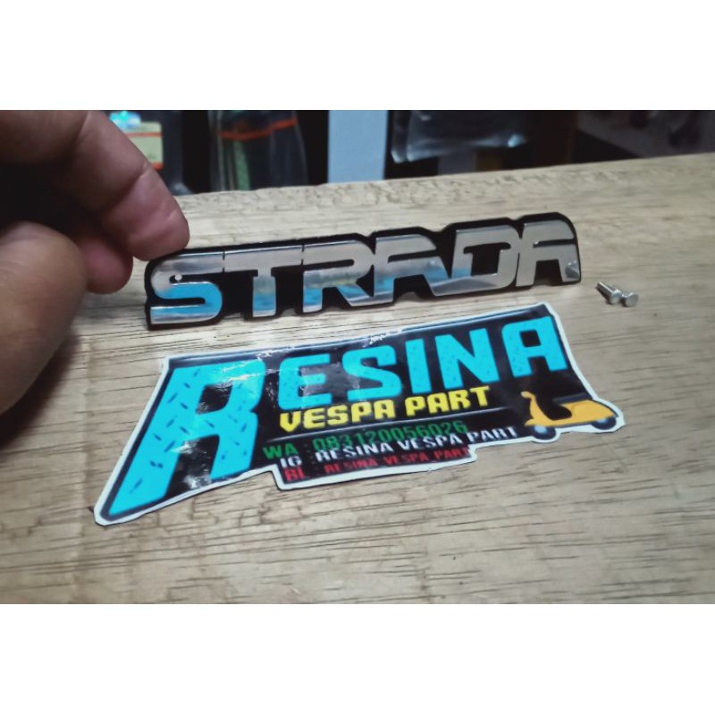 emblem emblim logo vespa strada