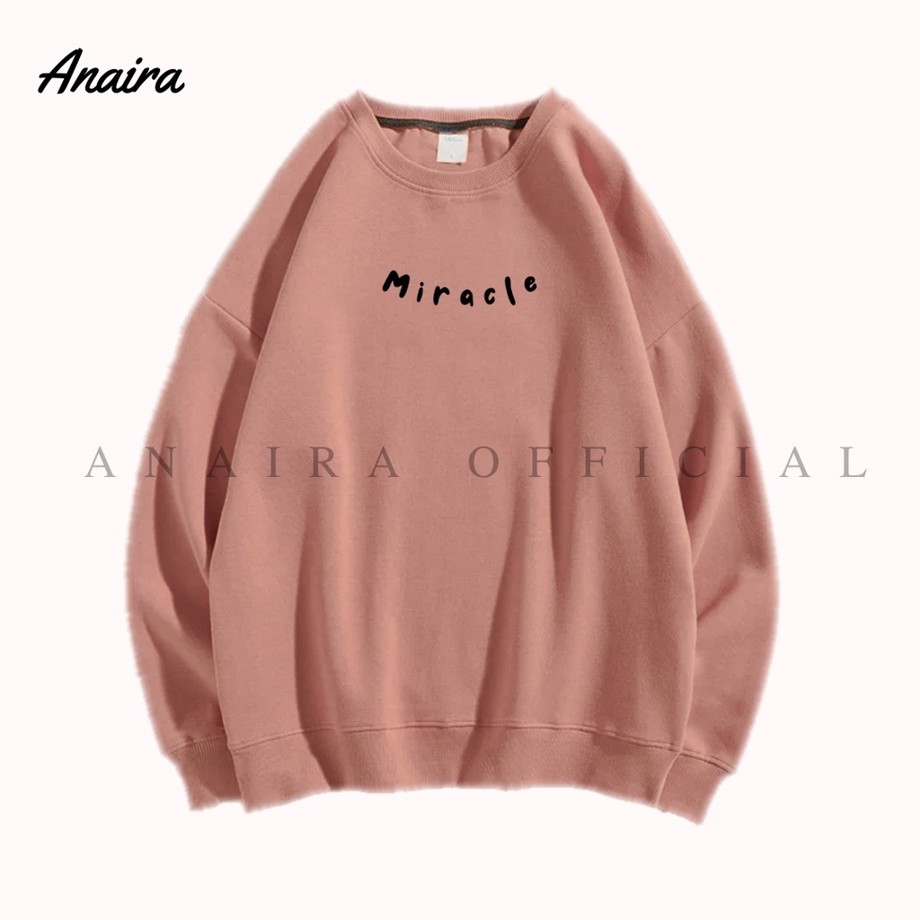 MIRACLE SWEATER CREWNECK ANAIRAOFFICIAL