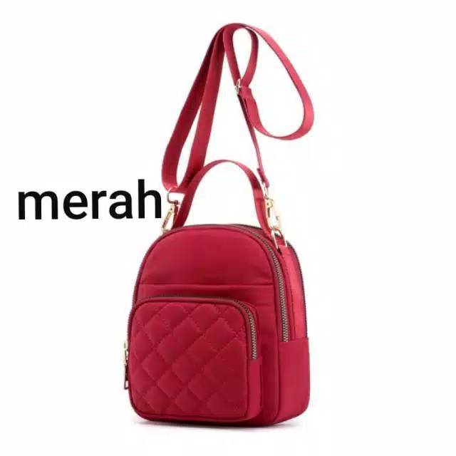 HOT SALE 2021 New Fashion Tas Wanita Tas Backpack Multifungsi Model Chibao Bordir