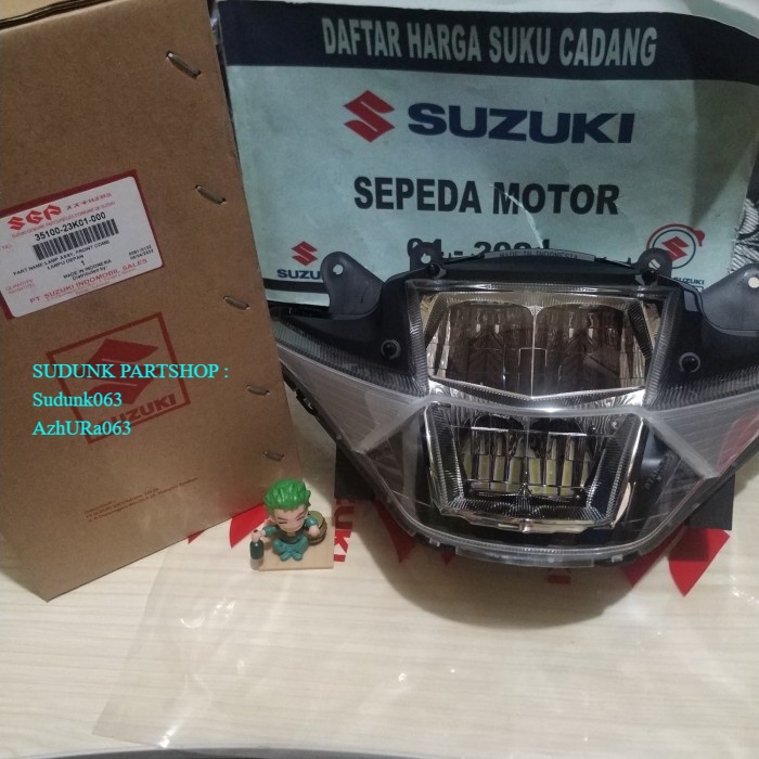 lampu depan reflektor headlamp suzuki gsx r 150 gsx S 150 original sgp