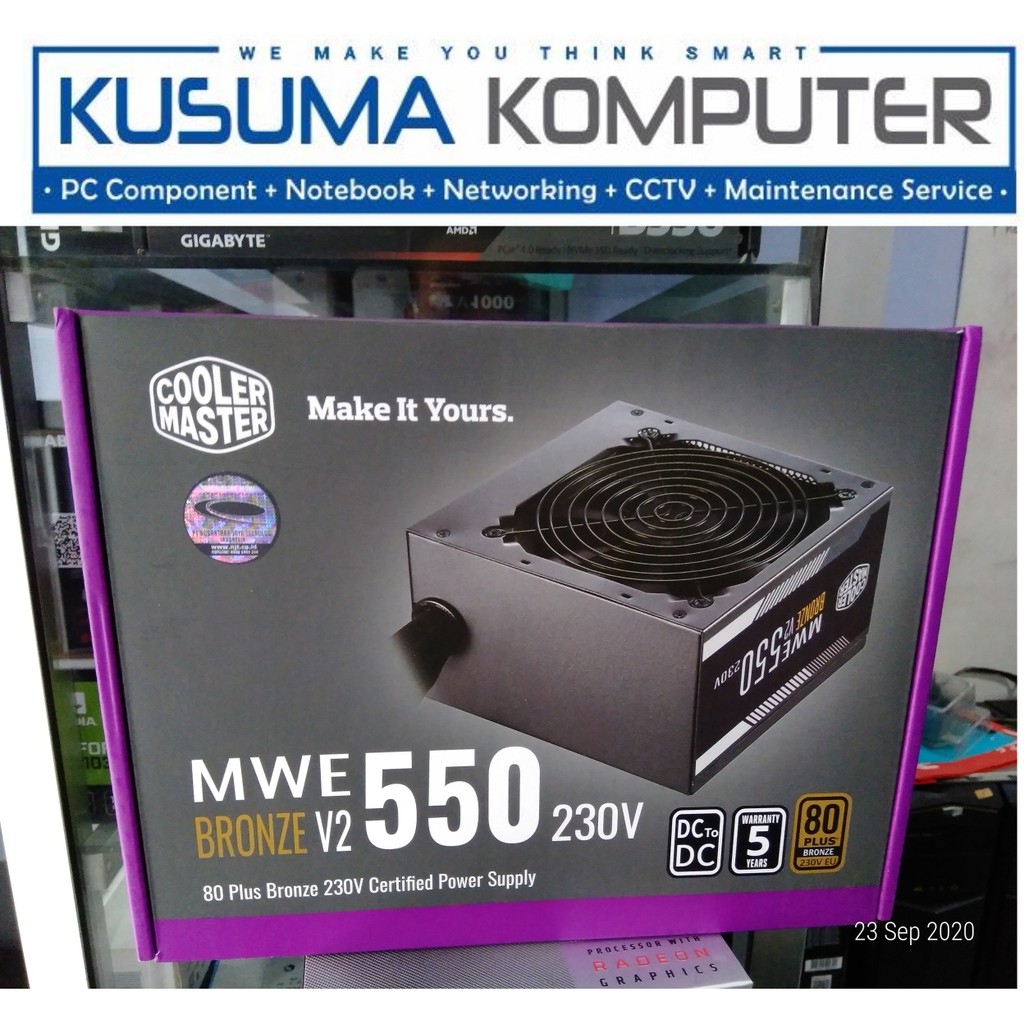 Cooler Master PSU MWE 550 Bronze V2 80 Plus