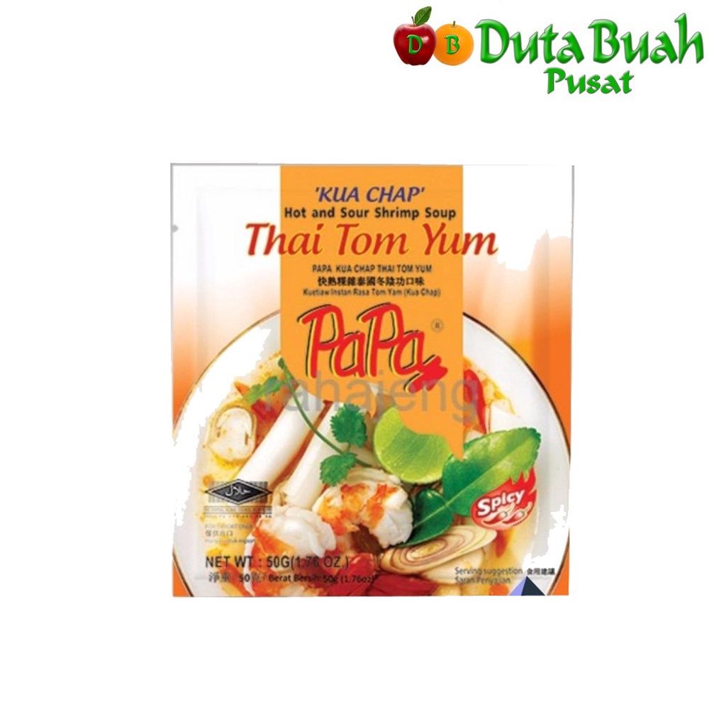 

DUTA BUAH PAPA KUA CHAP THAI TOM YUM SPICY (50G/PCS)