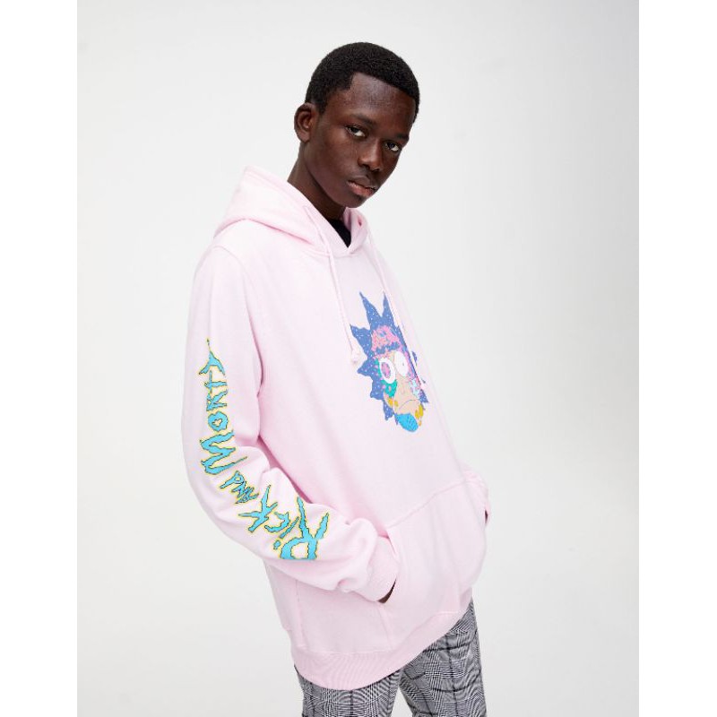 Pull & Bear x Rick and Morty Pullover Hoodie
