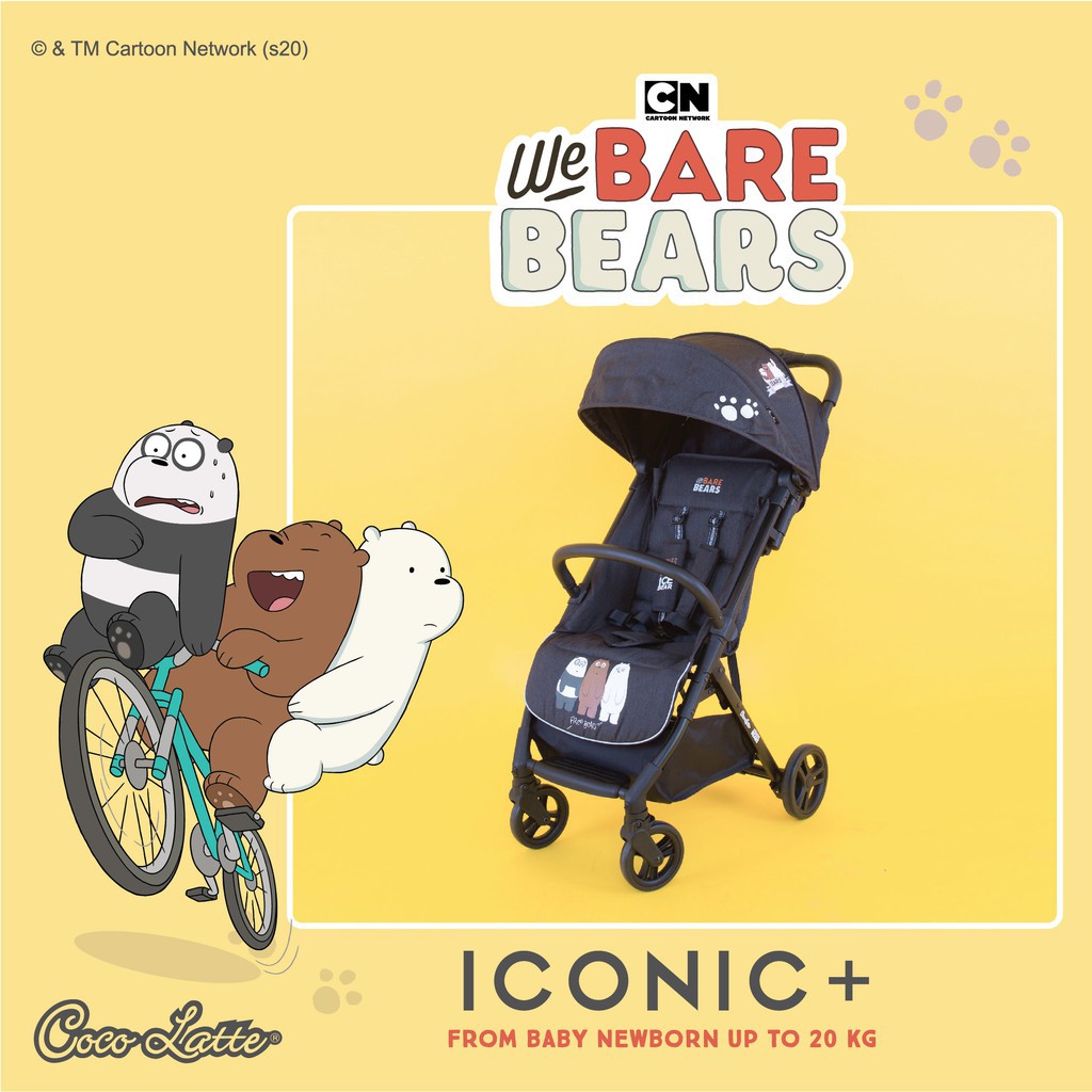 Cocolatte Stroller Cl7059 Iconic+ We Bare Bear
