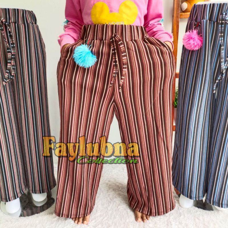 CELANA KULOT CREPE SALUR ANAK 4-13 TAHUN