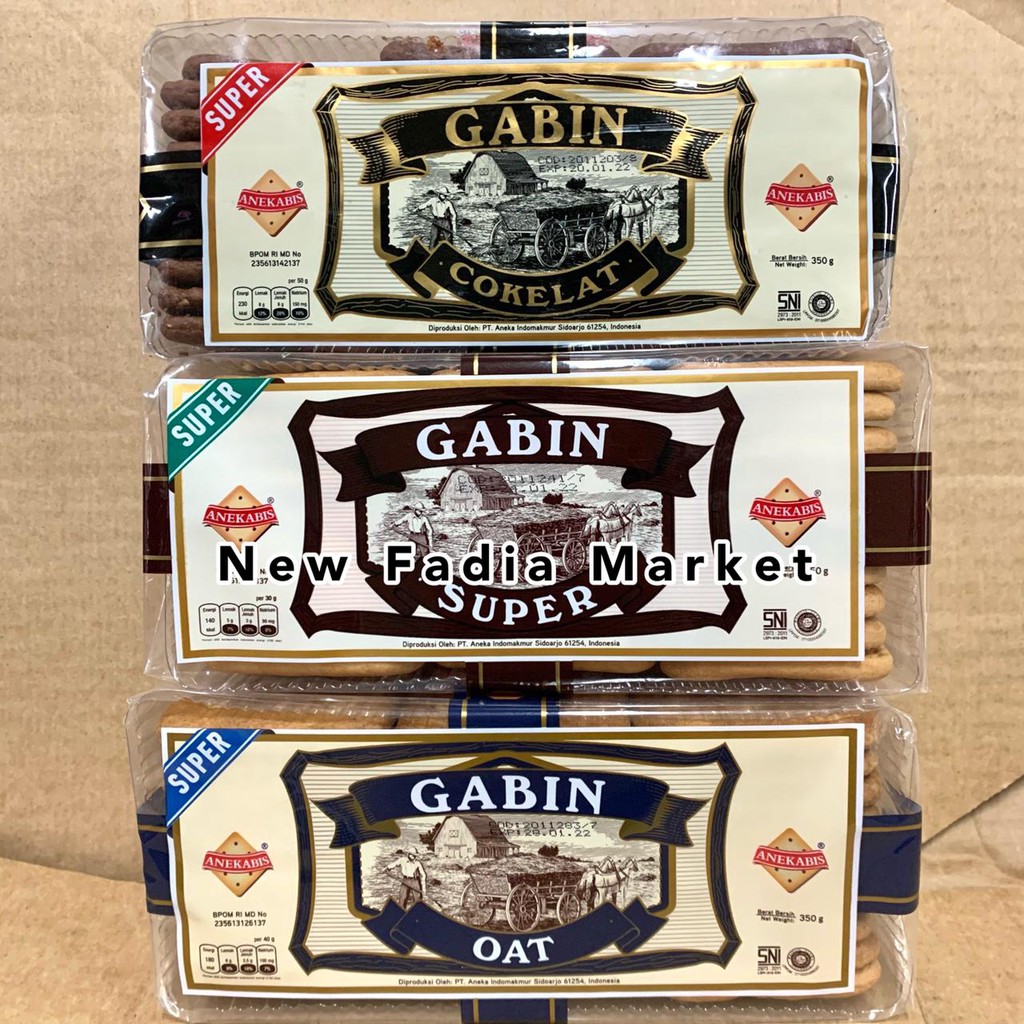 

Gabin Kabin Anekabis Cokelat Super Oat 350g