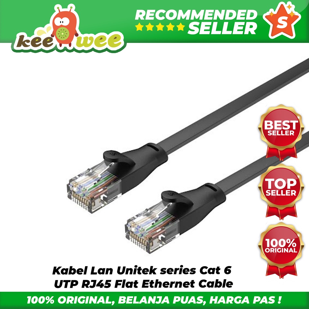 Kabel Lan Unitek C1809GBK / C1810GBK / C1811GBK / C1812GBK / C1813GBK / C1814GBK / C1815GBK Cat 6 UT