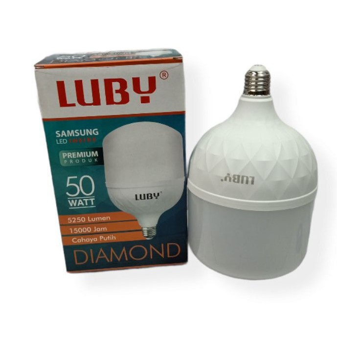 COD Lampu Led Capsule Luby Diamond 50 Watt Cahaya Putih Terbaru