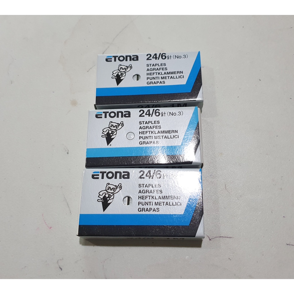 

Isi staples Etona No 3 24/6 / isi staples Etona no 3