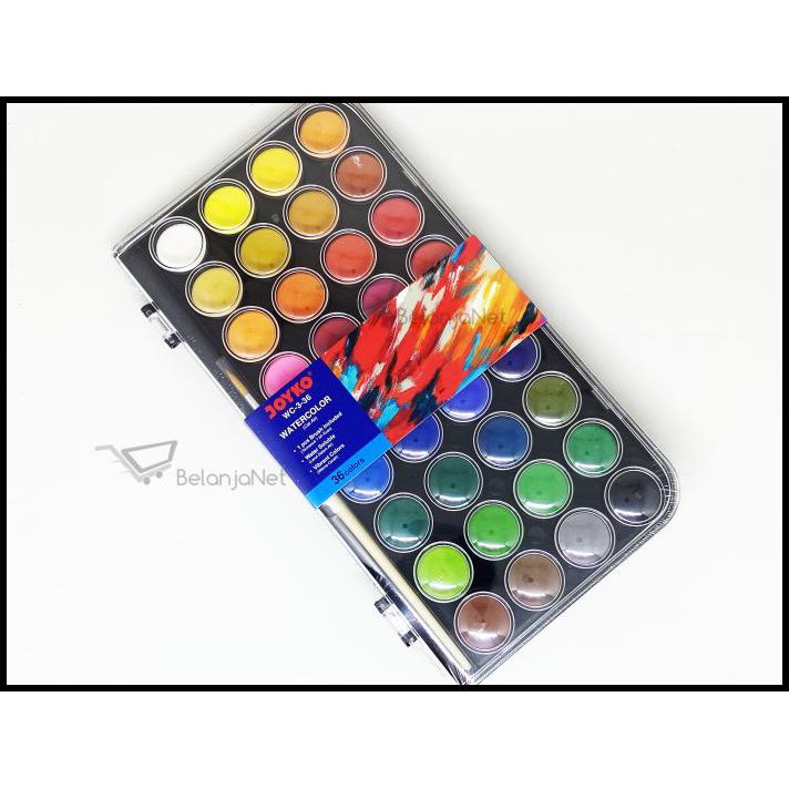 

Best Sale Cat Air Watercolor Cake Joyko 36 Warna Wc-3-36