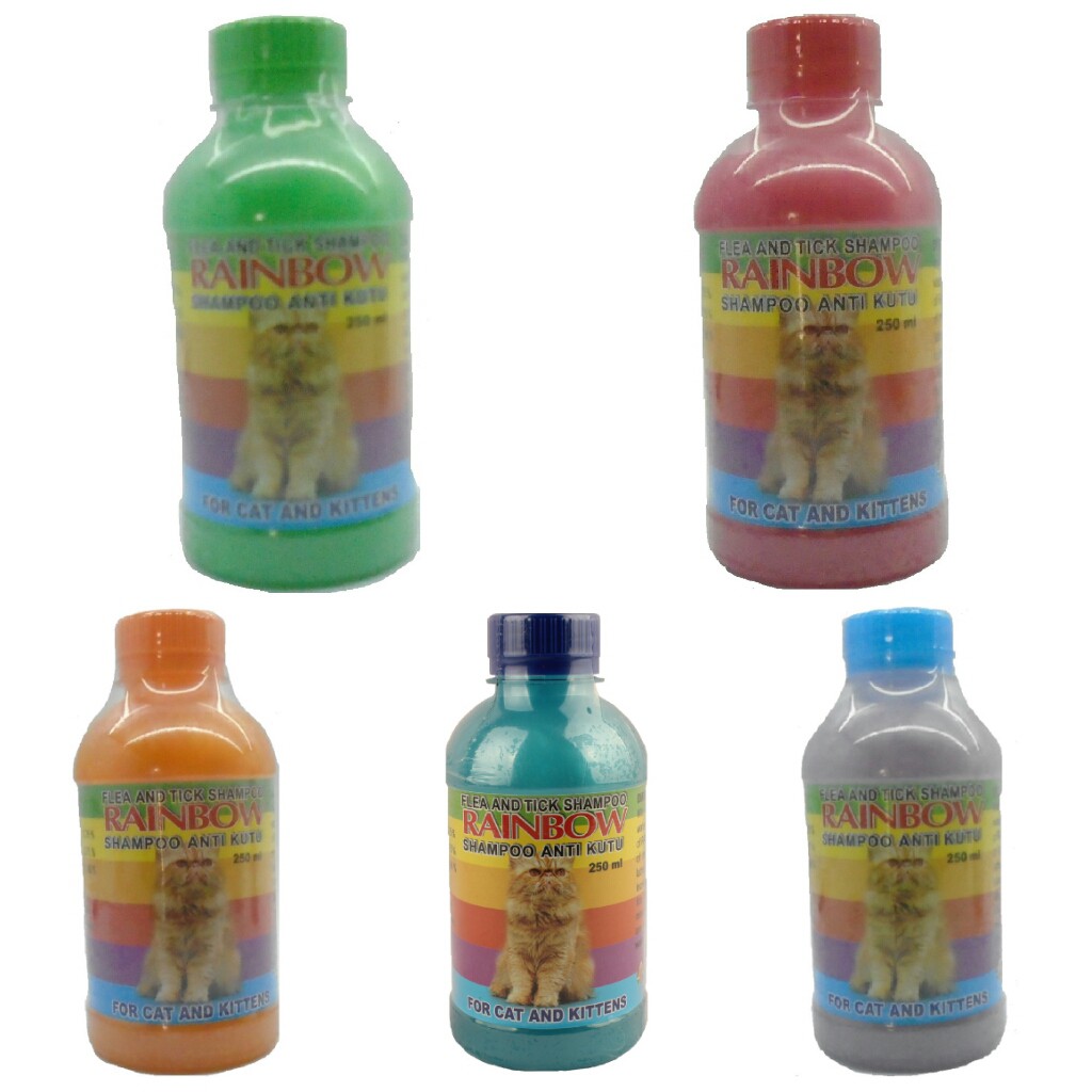 Shampo kutu kucing Rainbow
