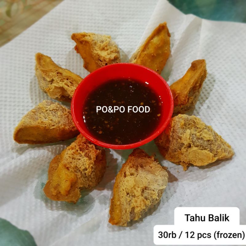 

TAHU BALIK CRISPY 12pcs | lauk frozen tinggal goreng cemilan gorengan snack isi daging ayam