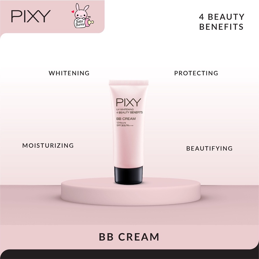 ❤ BELIA ❤ PIXY BB Cream UV Whitening 4 Beauty Benefits  30 mL