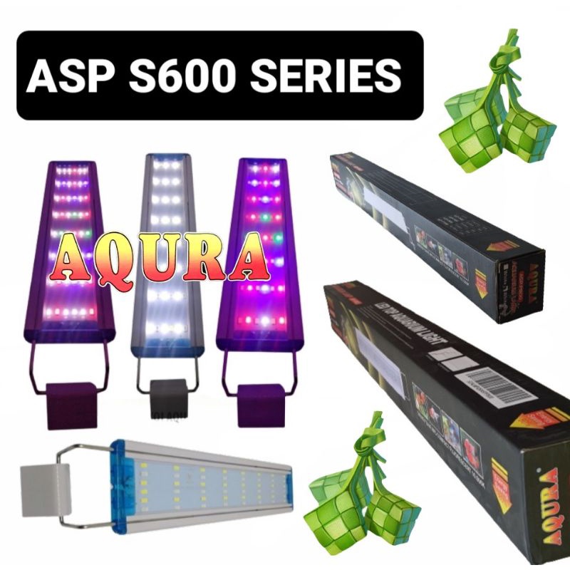 AQURA ASP S-600 SERIES LAMPU LED AQUARIUM LAMPU AQUASCAPE