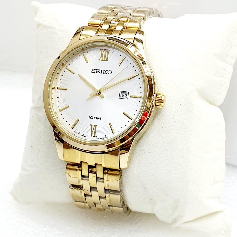 SALEE.. PROMO Jam Tangan Fashion Saiko 5  Pria Cowok Analog Tanggal Aktif Rantai Stainless