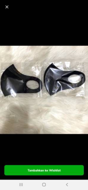 MASKER polos bahan scuba bisa dicuci dan Masker ANTI POLUSI/DEBU