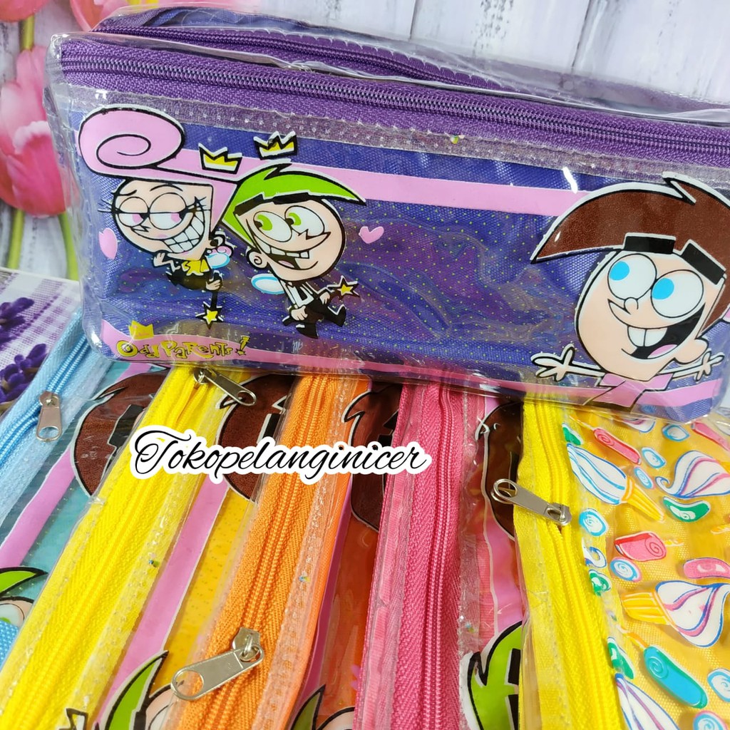 Dompet Kosmetik Kotak Pensil Karakter Lucu Model Baru Tokopelanginicer