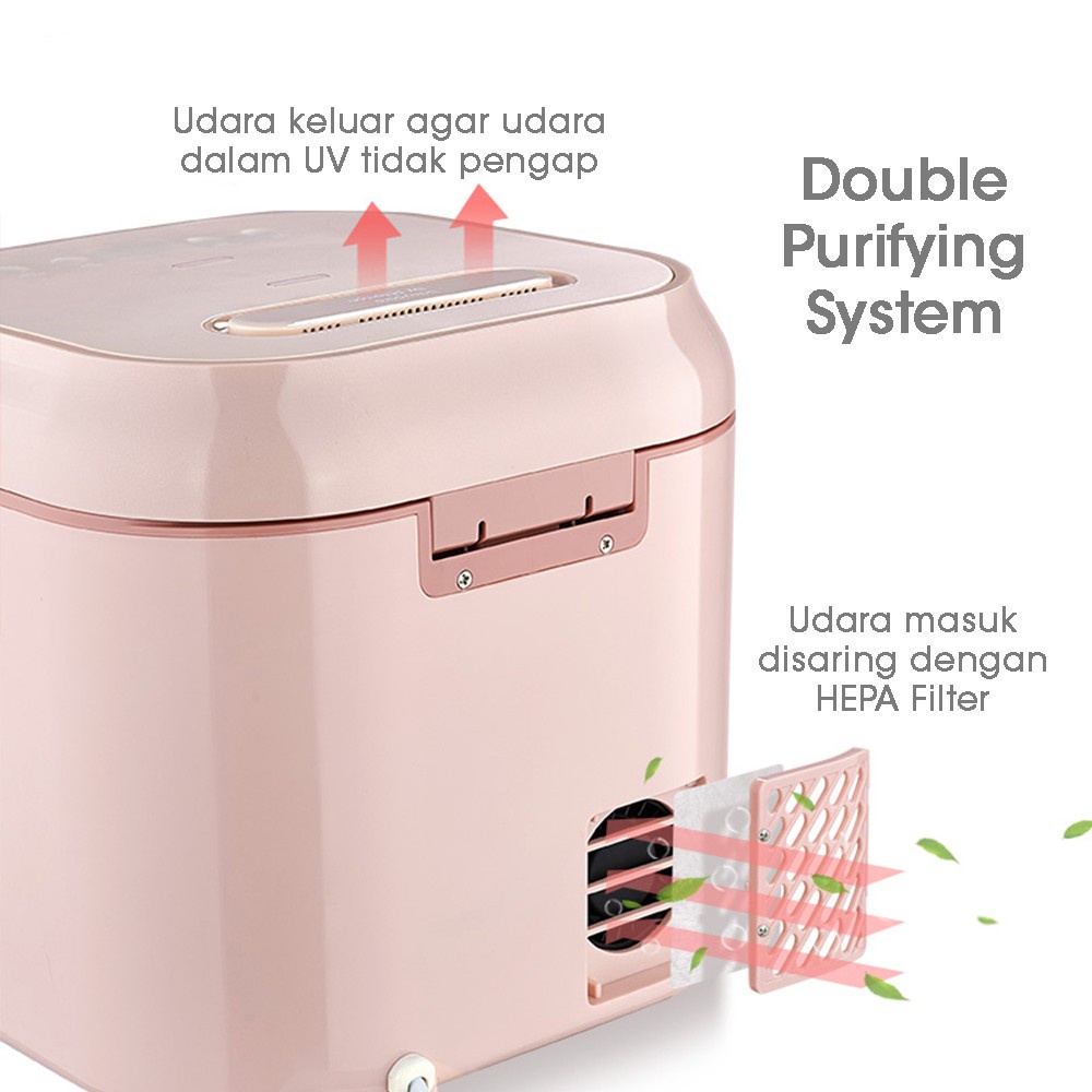 Babycare UV Sterilizer Ultraviolet Disinfection Cabinet / Sterilizer Multifungsi