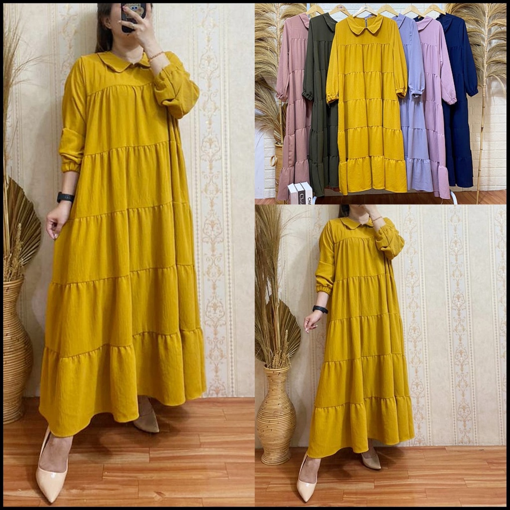 Grosiran gamis terbaru (ISI 4 x 110 .000 = 440.000 )  gamis wanita khusus grosir