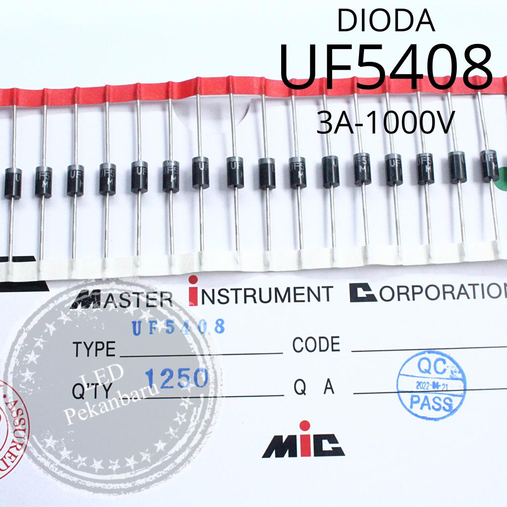 DIODA UF5408 UF 5408 MIC 3A 1000V RENTENG DIODE ULTRAFAST 1N5408