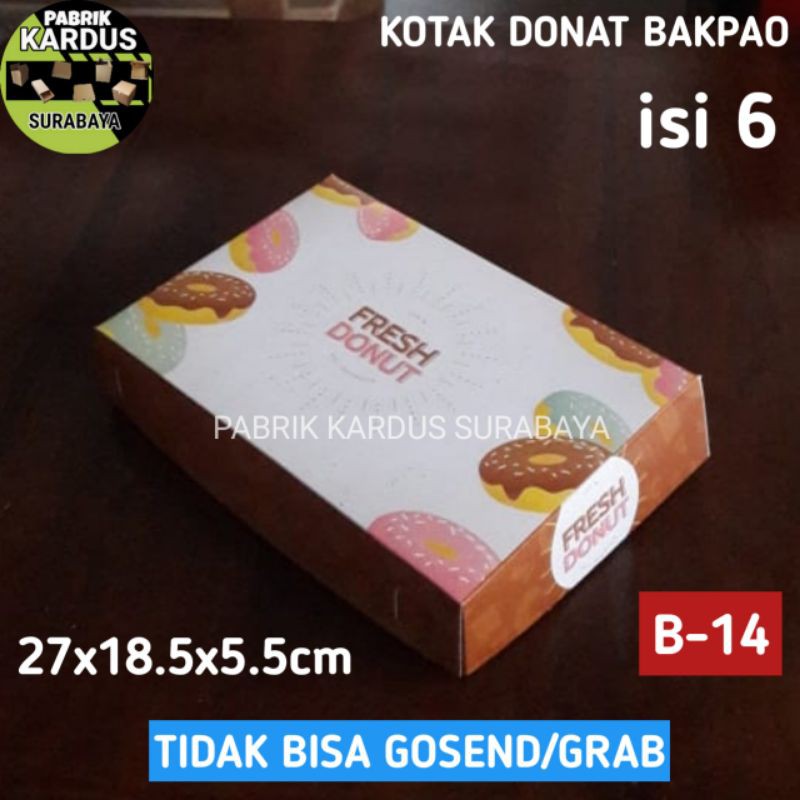 

ISI 50 KARDUS DONAT ISI 6 MOTIF KOTAK DUS DOS KUE ROTI BOX PACKING MAKANAN