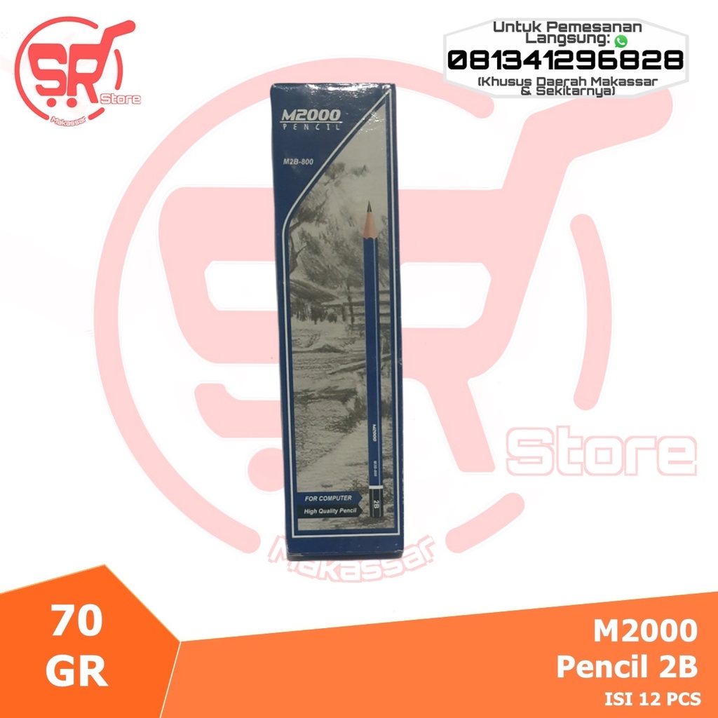 

Pencil 2B / Pensil 2B M2000, Montana dan merk lainnya