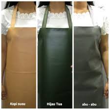 CELEMEK MASAK POLOS  BAHAN KAIN