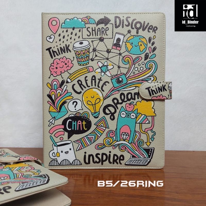 

binder printing motif create dream A5/20 ring dan B5/26 ring